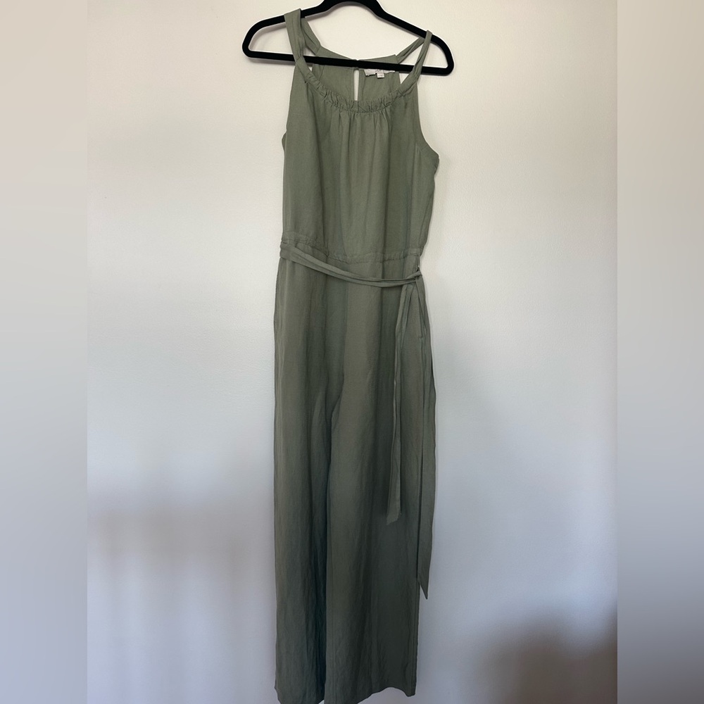 LOFT Light Green Sleeveless Pantsuit